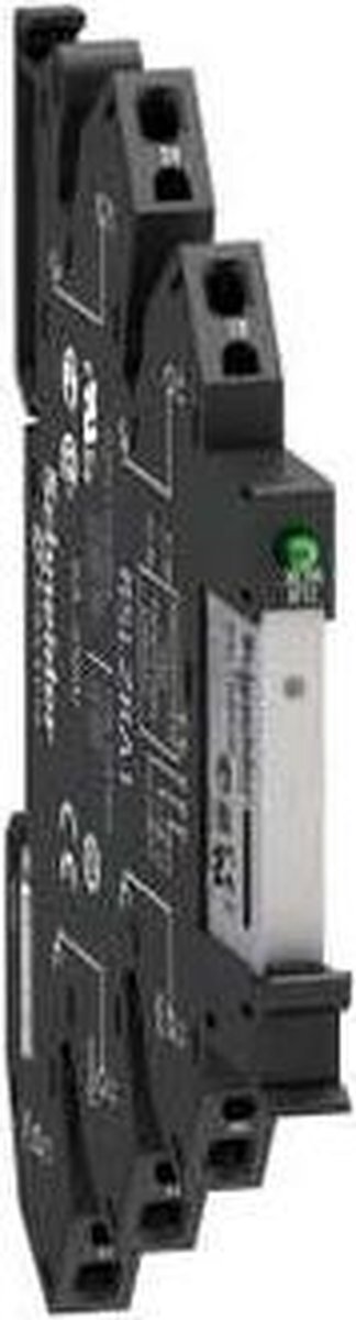 SCHNEIDER ELECTRIC RSL1PRBU Smalle interface-relais Rsl in sokkel, 1 W, 6 A, LED, veerkabel, 24 Vac/DC