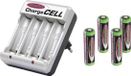 Jamara Batterijen oplader Charge Cell incl. 4 stuks AA 1,2V batterijen