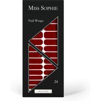 Miss Sophie Kunstnagels & Nageldecoratie Nagelstickers Unisex Donkerrood