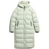 Superdry MICROFIBRE LONGLINE PUFFER JKT Dames Jas - Maat XS