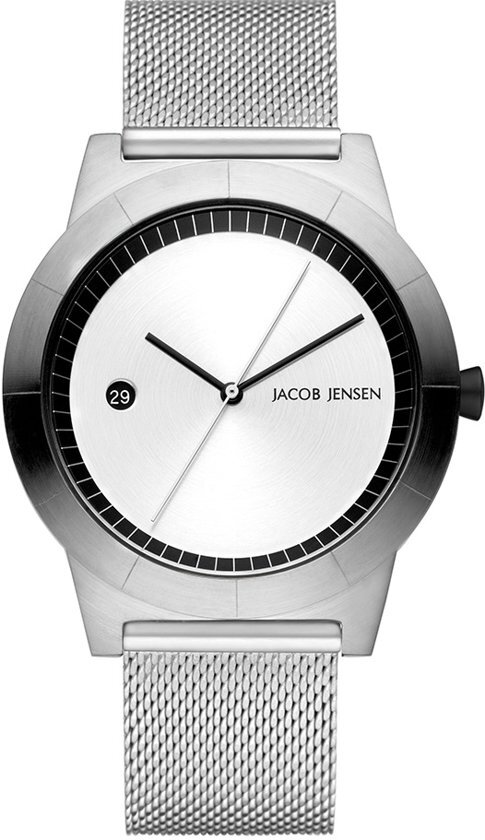 Jacob Jensen 142 horloge heren - zilver - edelstaal