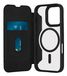 PURO Book Mag 2 mobiele telefoon behuizingen 16 cm (6.3") Folioblad Zwart, Transparant