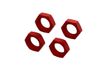 Horizon Aluminum Wheel Nut 24mm (Red) (4)