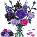Kit de construction bouquet - 701 pièces - 10 fleurs - À partir de 6 ans