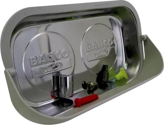 Bahco BMR240 Magnetische Onderdelenschaal Rechthoekig 24x14 cm Staal Zilver