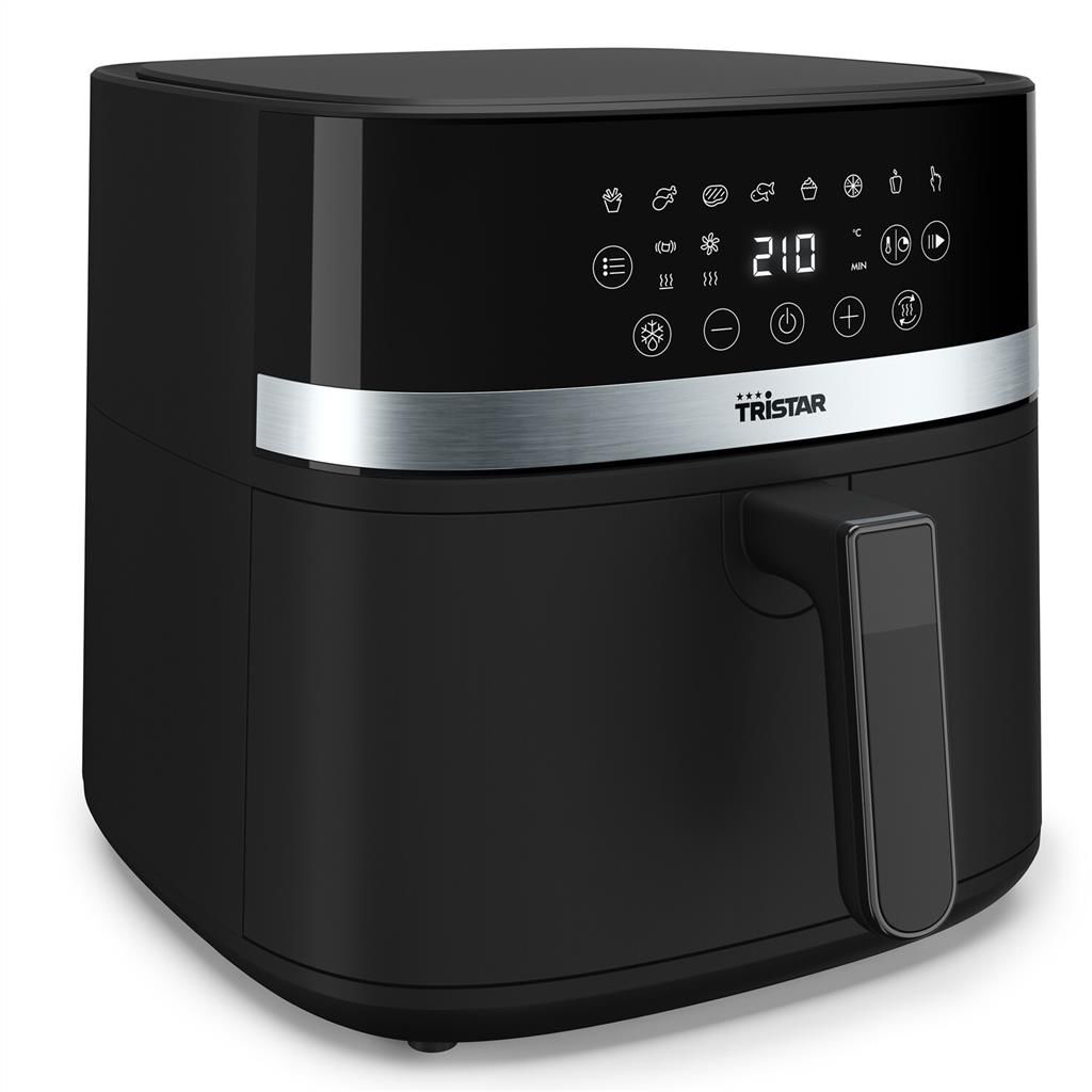 Tristar FR-9418 Digital Air Fryer - 8L - 2000W - Black - Hot Air Fryer