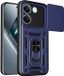 Techsuit Hoesje geschikt voor Xiaomi Poco X8 Pro - Camshield Back Cover - Blauw