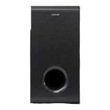 VULKKANO SUB6 MKII compacte actieve subwoofer, 6 inch, diepe bas, frequentie 50 Hz - 200 Hz, verstelbare crossover, zwarte eikenafwerking