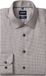 OLYMP No. 6 Six super slim fit overhemd - structuur - bruin - Strijkvriendelijk - Boordmaat: 43 (EU maat: XL)