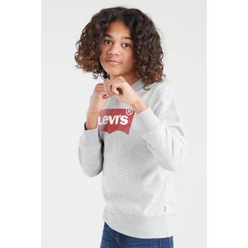 Levi's Kids Sweater Batwing - Grijs Melange