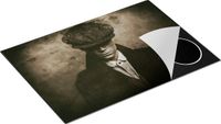 Chefcare Inductie Beschermer Engelse Gangster Zwart Wit 75x55cm