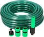 EDM tuinslang - Diameter 15 mm - 10 m - 4 verschillende eindkappen