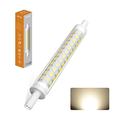 BVCL R7S LED 118mm lamp, dimbaar, 900LM, 9W LED Equivalente R7S 118mm 70W halogeen lampen, constante stroom IC heeft lamp geen strobe, AC100-230V (Color : Bianco naturale, Size : 118MM 1pcs)