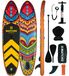 AquaGlide planche de SUP gonflable - 320 x 81 x 15 cm - 150 kg - Ensemble complet