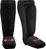 NRG Wellness NRG Boxing - Scheenbeschermers Kickboksen - Boksen - Katoen - Vechtsporten - Zwart - M