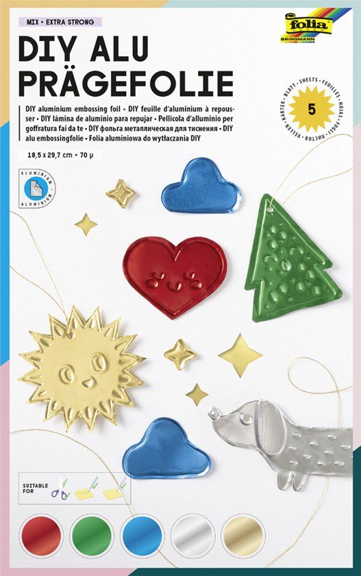 Folia Aluminiumfolie 520 19x30 cm 3 vel kop.