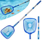Merkloos Zwembad Skimmer Net met Telescopische Paal 88 cm