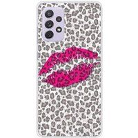 Samsung Galaxy A52 baiser leopard bedrukt siliconen hoesje
