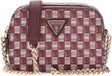 GUESS G Wave Camera Crossbody Claret Logo Schoudertas