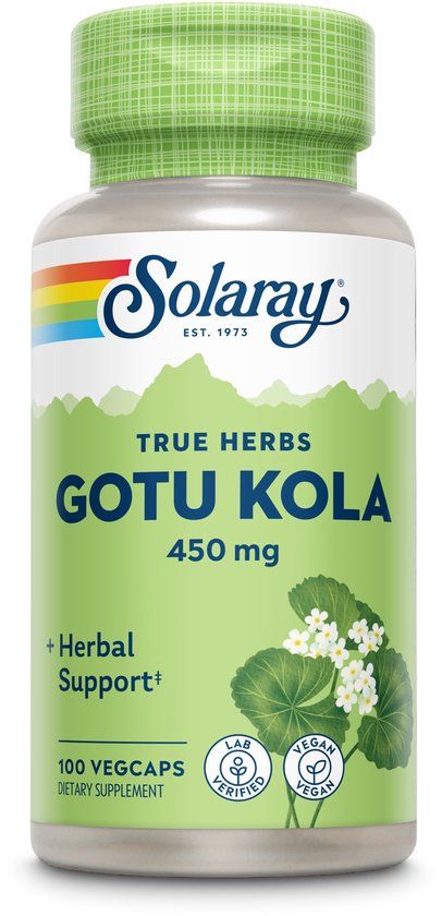Solaray Gotu Kola (Centella Asiatica) - 100 vegacapsules
