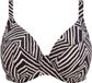 Elomi Fiji Falls Bikini Top - Zwart/Wit - 85G