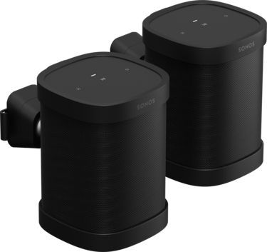 Sonos One Muurbeugel - Zwart - 2 stuks
