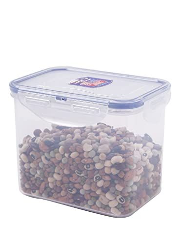 LocknLock PP Classic voorraaddoos, 1 liter, 100% lucht- en waterdicht, slim 4-voudig sluitsysteem, vershouddoos voor koelkast en vriesvak, multifunctionele box voor huishouden