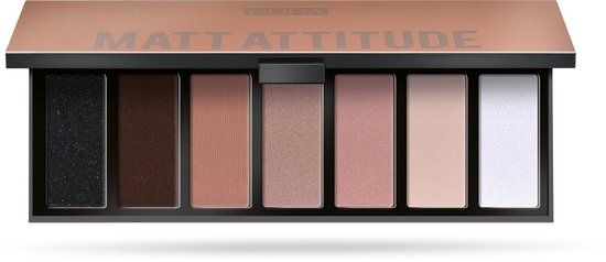 Pupa Make Up Stories Compact Eyeshadow Palette - Matt Attitude - 7 Colors - 13.3g