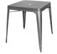 Bolero Vierkante Bistro Tafel Grijs 66cm