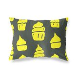 BonaMaison Neon Geel-Rook Decoratieve Kussensloop, Kussenhoezen Bank, Decoratieve Kussenhoesjes, Kussensloop; Sofa, Slaapkamer, Kantoor, Auto 45x60 Cm - Ontworpen en vervaardigd in Turkije