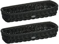 Westmark 2 bestekmanden, zwart, 28 x 11 x 5 cm