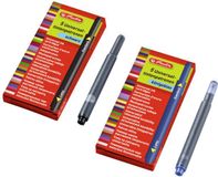 Herlitz Navulbare Inktpatronen, Donkerblauw, Uitwisbaar