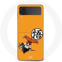 Samsung Galaxy Z Flip4 hoesje drakenbal sangoku klein logo