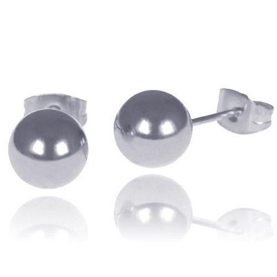 LGT JWLS LGT Jewels Stud oorbellen Bol 8mm Zilverkleurig