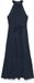 VERO MODA VMEASY JOY S/L LONG HALTERNECK ROBE WVN Bleu marine