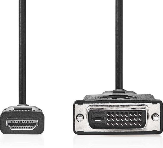 Nedis HDMI naar DVI-D Kabel - 3m - Zwart
