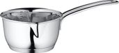 Kuchenprofi Steelpan roestvrij staal boterpannetje inductie melkpan met schenktuit met praktische maatschaal steelpan geschikt voor alle warmtebronnen, 12 cm, 500 ml