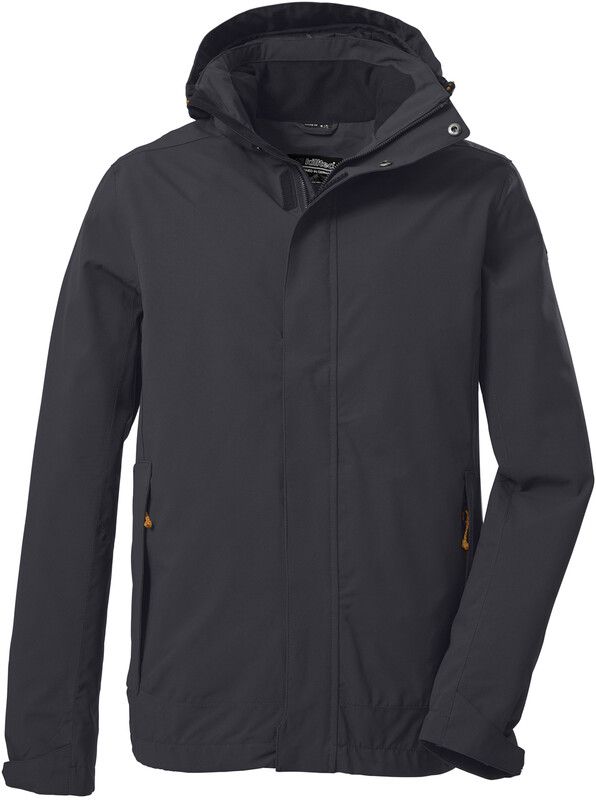 killtec Kos 87 Men's Jacket, Black L 2023 Rain Jackets