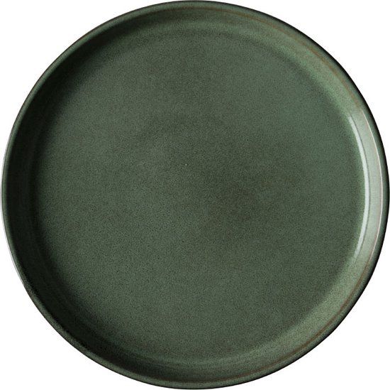 Dutch Rose Serenity Borden - Ø 18,5cm - Groen - Aardewerk - Vaatwasser & Magnetron Bestendig