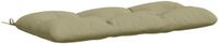 vidaXL Bankkussen VIANEN 100% Polyester Lichtgroen 130 x 50 x 12 cm