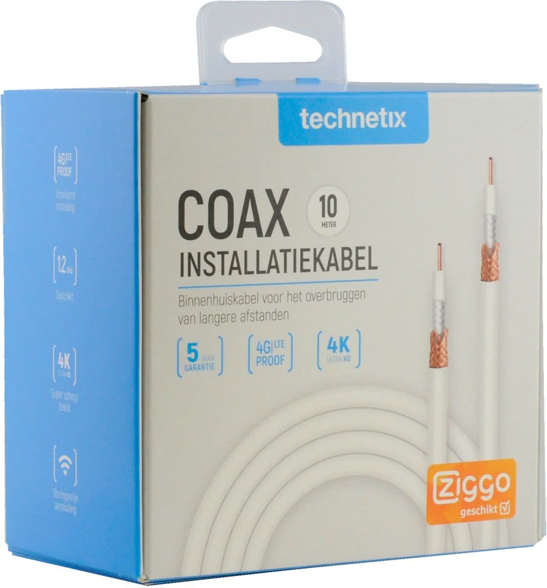 Technetix Coaxkabel 10m KABELKEUR