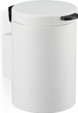Relaxdays Badkamer Prullenbak - Hangend - 3L - Softclose - Metaal - Wit