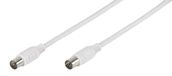Vivanco STC AV9015 Koaxkabel 1,5 m IEC Weiß