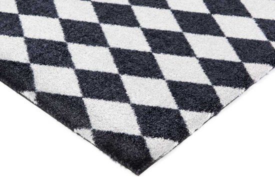 Zala Living Deurmat Circus 50x70 cm Zwart & antraciet