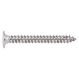 INDEX Fixing Systems CP A2 500 stuks schroeven schroefdraad met extra platte kop en kruiskop roestvrij A2, 4,2 x 22 mm