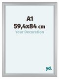 yd. Cadre photo A1 59,4x84 cm Argent Mat MDF Como