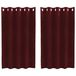 vidaXL Gordijnen 2 stuks Wijnrood 140 x 140 cm Fluweel