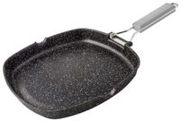 Supreme Poêle à griller Aluminium Fonte Revêtement antiadhésif céramique 28 cm Argent
