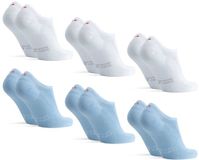 DANISH ENDURANCE Onzichtbare Katoen Sokken - Ademend en anti-slip Hiel - Unisex - Maat 43-47
