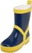 Playshoes Regenlaarzen Marineblauw/geel Maat 28/29